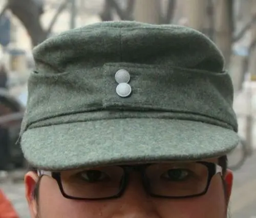 Reproduction WWII WW2 GERMAN WH EM M43 PANZER WOOL FIELD CAP Military Store 5605101 | Аксессуары для одежды