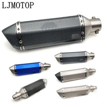 

36-51mm Universal Modified Motorcycle Exhaust Muffler with DB Killer For Yamaha YZF YZ-F 125 250 350 450 505 R1 R6 FZ1 FZ6N MT07