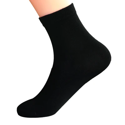 2pairs Black 2 пар/лот,, мужские хлопковые носки, зимние, теплые, повседневные, деловые, мужские, длинные, дышащие, весна-осень, носки для мужчин - Цвет: 2pairs Black