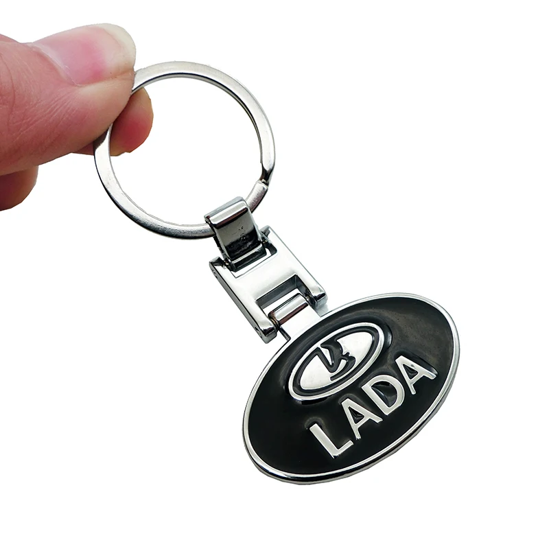 3D auto Car KeyChain Key Ring Keyring styling For Lada Niva Kalina Priora Granta Largus Vaz Samara 2110 Chain Ring Accessories