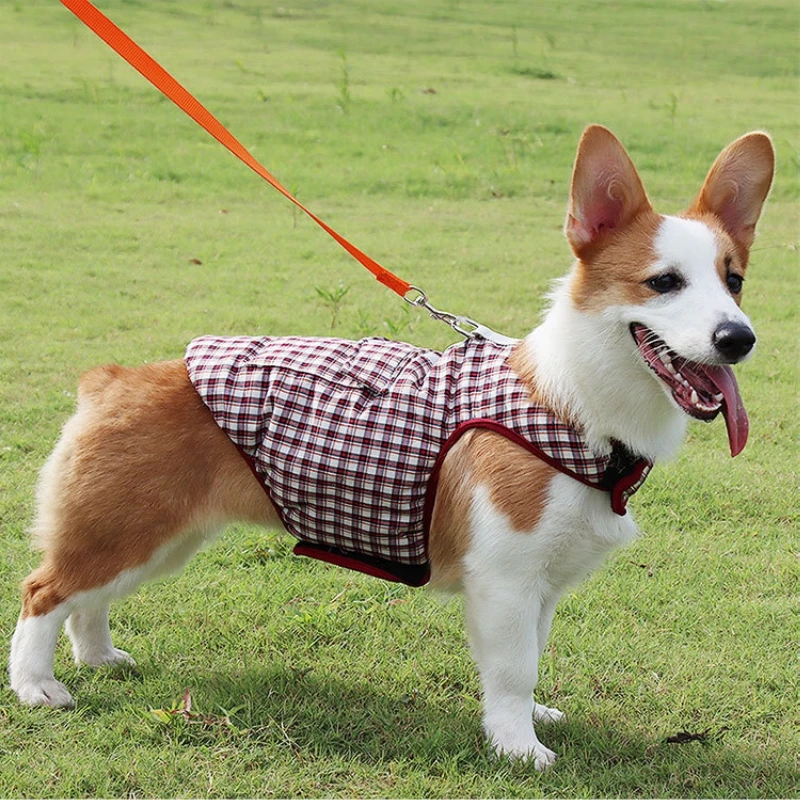 

Winter Dog Vest Hook&Loop Velcro Coat Pet Clothing Warm Jacket with D Ring for Small Medium & Large Doggy