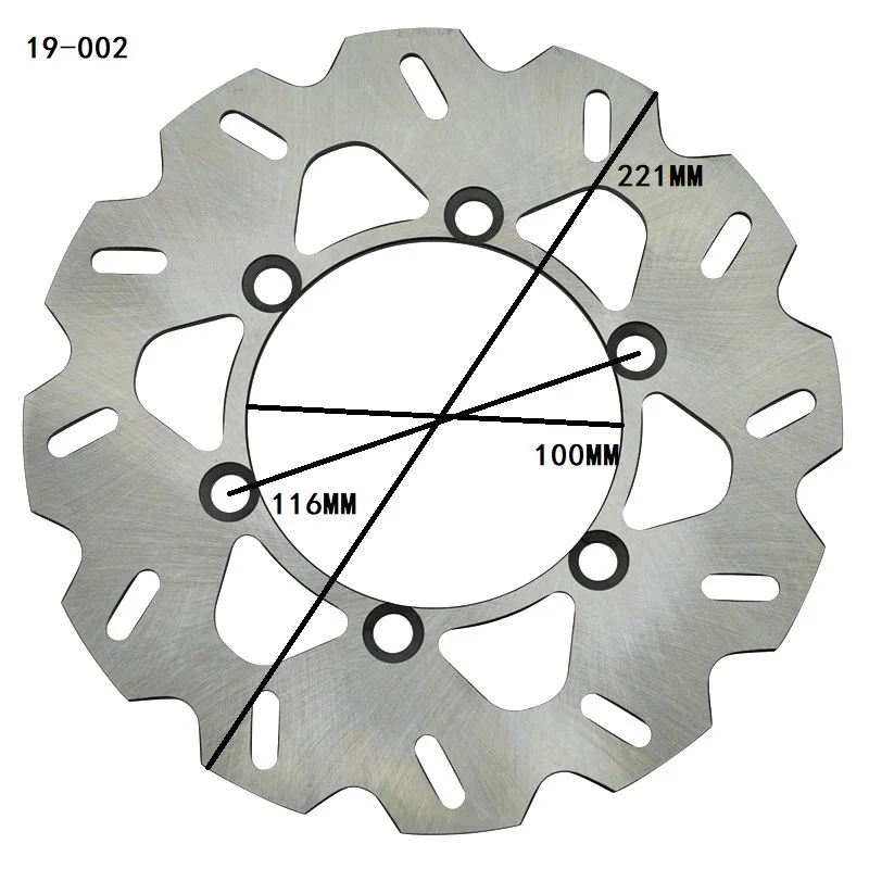 Задний тормозной диск ротор для мотоцикла Kawasaki D-Tracker 250 1998-2005 KLX300 96-08 KX125 KX250 89-02 KLX300R
