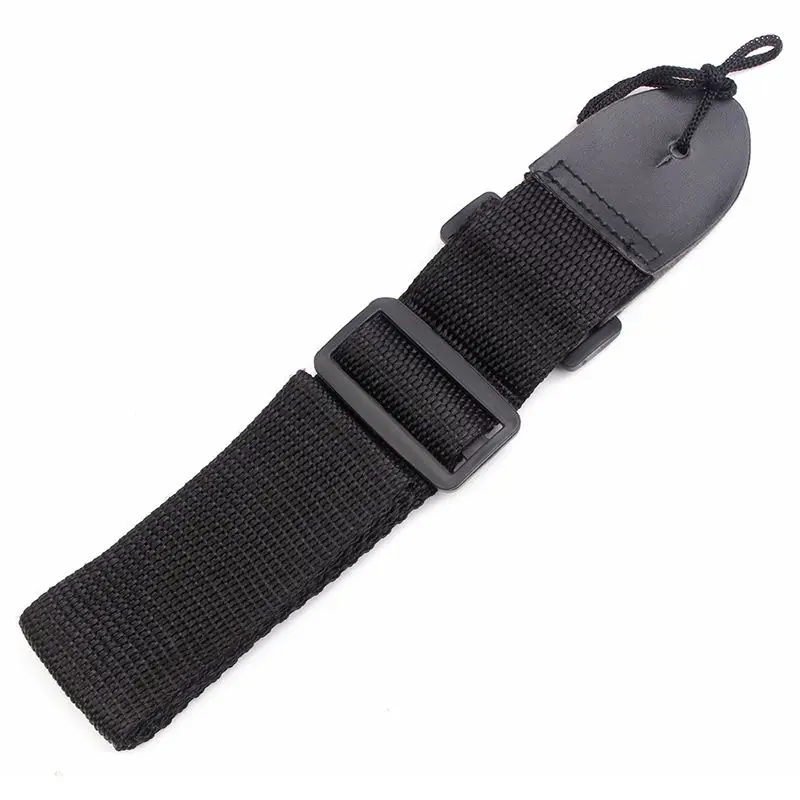 Guitar strap Guitar picks Acoustic ukulele Guitar black Strap Belt Adjustable Nylon Ends For Guitars