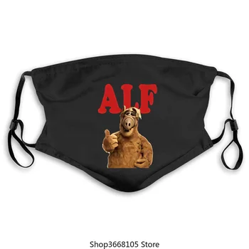 

Alf Tv Show Retro mask masks Gift Tasty Cat Ufo Comedy Series Alien New From Us Washable Windproof Anti-Dust Masks Dust Pr pm2.5
