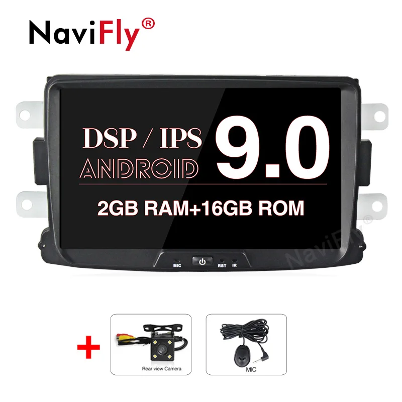 8Core ips DSP Android 9,0 Автомобильный мультимедийный плеер Радио авторадио для Duster/Captur/Lada/Xray 2/Logan 2/Dacia/Sandero gps navi rds - Цвет: 4Core Camera