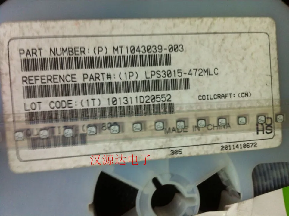 LPS3015-472MLC 4.7uh 1.2A 3X3X1,5 мм 1 элемент, 4,7 uH феррита сердечника LPS3015 472MLC