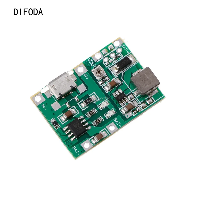 

Lithium Li-ion 18650 3.7V 4.2V Battery Charger Board DC-DC Step Up Boost Module difoda
