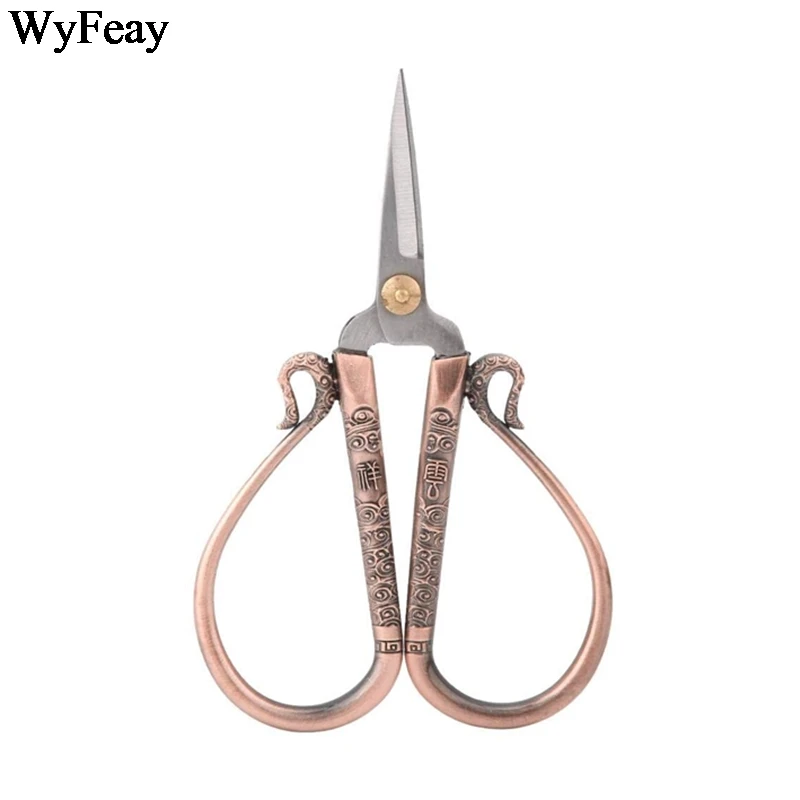 Small Vintage Antique Retro Sewing Scissors for Cutting Embroidery Sewing Cross Stitch Stainless Steel Tailor Supplies Needlework Tools sewing scissors,craft scissors