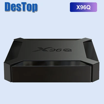 

100pcs /lot X96Q Android 10.0 TV Box 4K HD2.0 1080P Allwinner H313 Quad Core 8GB 16GB H.265 Wifi 2.4G Media Player Set Top Box