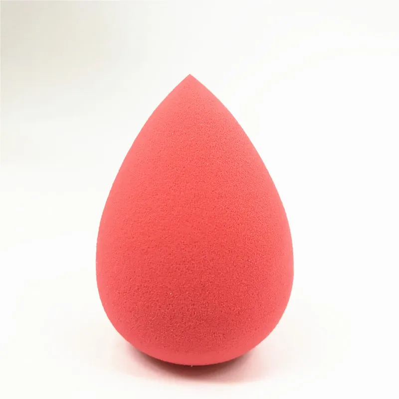 Tomato red 1 шт., капли воды, Мягкая косметическая губка для макияжа, пудра, пуховка, профессиональный женский макияж, инструменты, аксессуары - Цвет: Tomato red