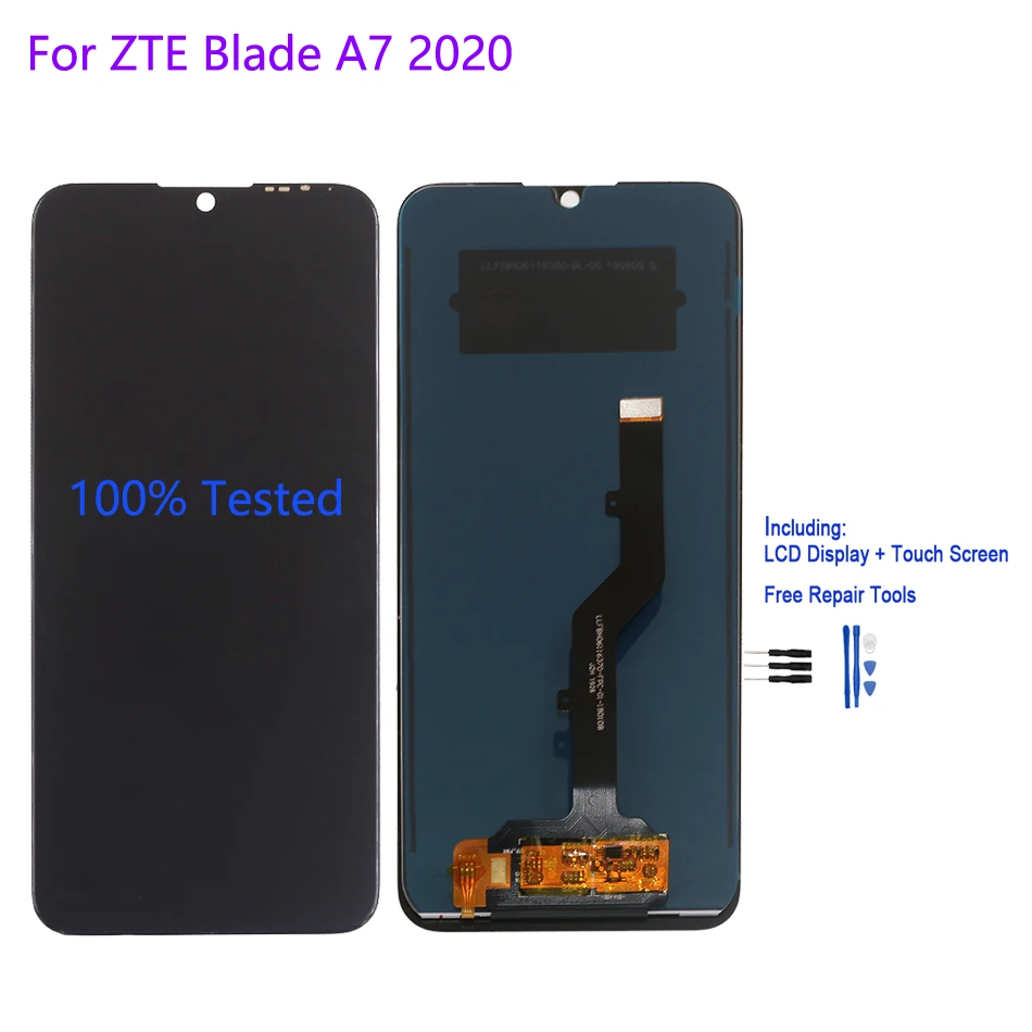ЖК-экран для ZTE Blade A7 2020 Оригинальный сенсорный экран ЖК-дисплей дигитайзер в