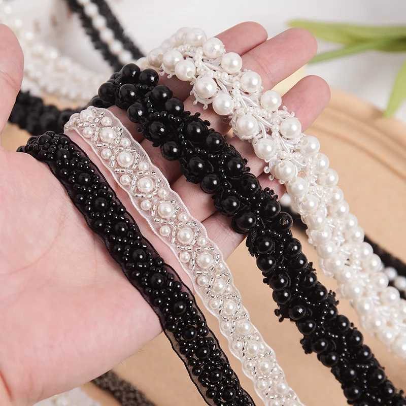 Lace Sewing Accessories Beaded Lace Ribbon for Clothing DIY Crafts