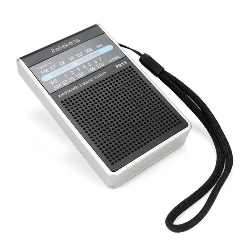 FM/AM Pointer Tuning Radio Outdoor Pocket Radio With Speaker And Earphone Jack