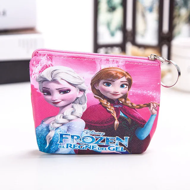 Disney princess/детские плюшевые кошельки из искусственной кожи с мультяшным рисунком