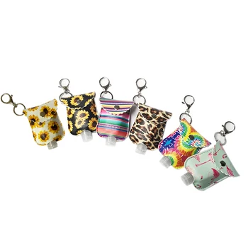 

Mini Hand Sanitizer Holder Travel Portable Safe Gel Holder Soap Dispenser Container Hand Sanitizer Keychain Holder Travel Bottle