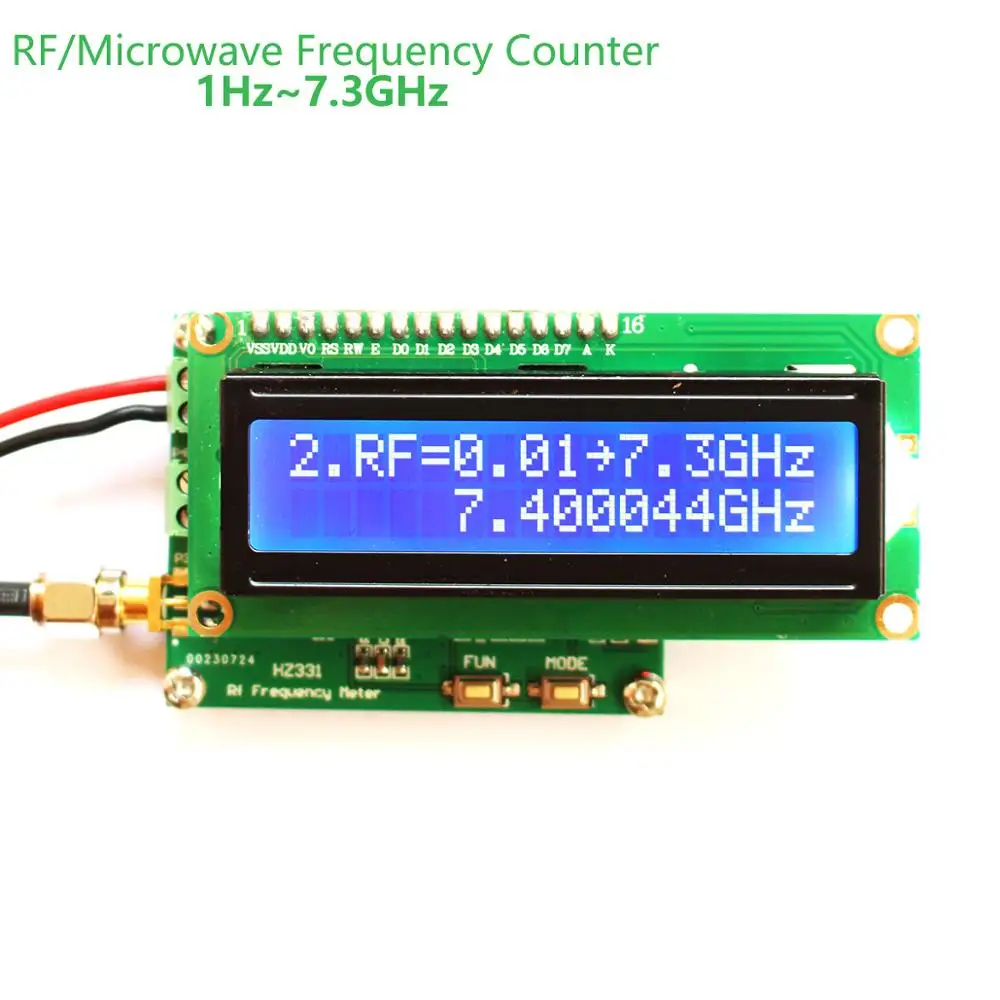 

DYKB 1Hz-7.3GHz HF RF /Microwave frequency counter meter 2.4G 3G 5G 5.8G 6G 7G FOR Measuring pulse radio low and high frequency