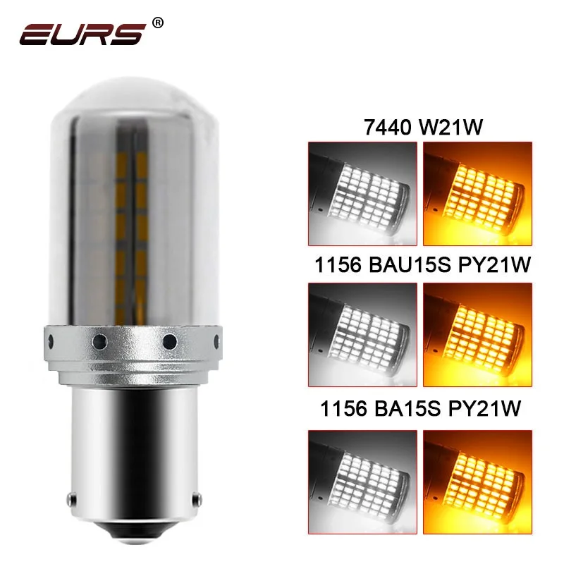 Светодиодные лампы Canbus 1156 Ba15s T20 светодиодный P21W W21W PY21W 3014 144smd | Автомобили и