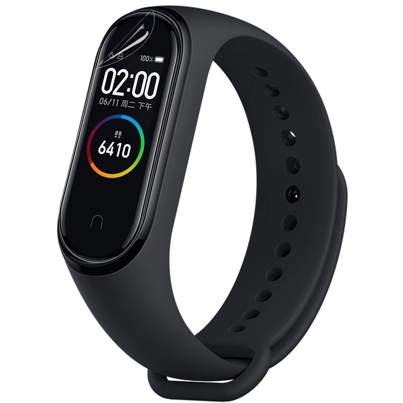 3pcs mi band film PZOZ 3 шт. Гидрогелевая пленка для Xiaomi Mi Band 4 3 2 Смарт-браслет полноэкранная защитная пленка не Закаленное стекло Защитная пленка - Цвет: 3pcs mi band film