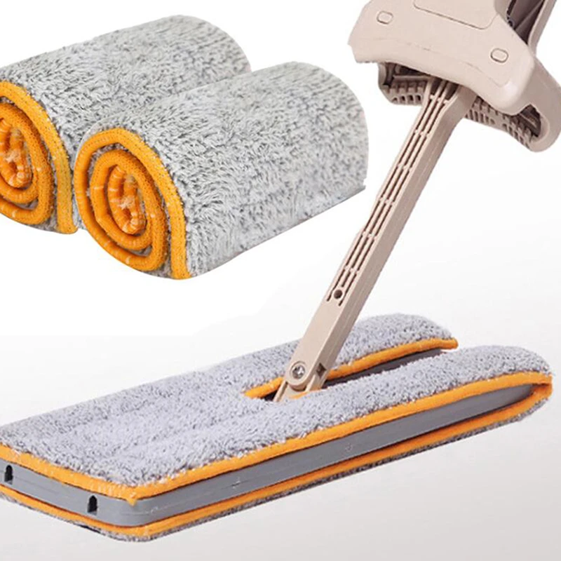 seks Riskeren Civic Mops For House Double Sided Non Hand Washing Flat Mop Wooden Floor Mop Dust  Push Mop Home Cleaning Tools - Mops - AliExpress