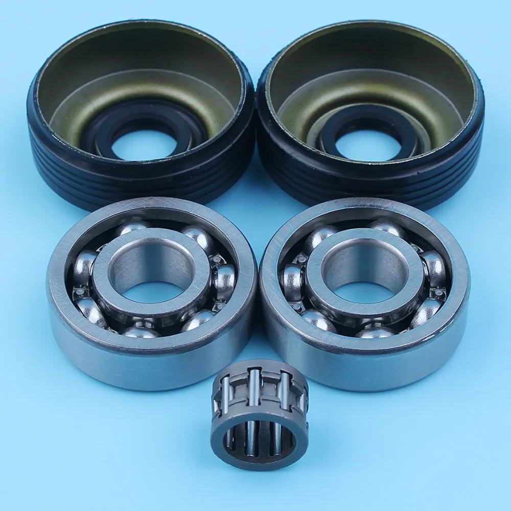 Crankshaft Needle Ball Bearing Oil Seal Kit chainsaw parts kit for Partner 350 351 370 371 390 420 Chainsaw Spare Tool Part