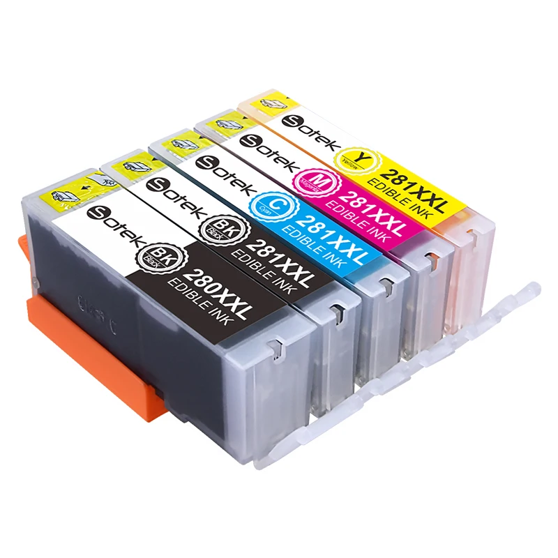 Edible Ink Cartridges Replacement For Canon Pgi280xxl Cli281xxl, Work