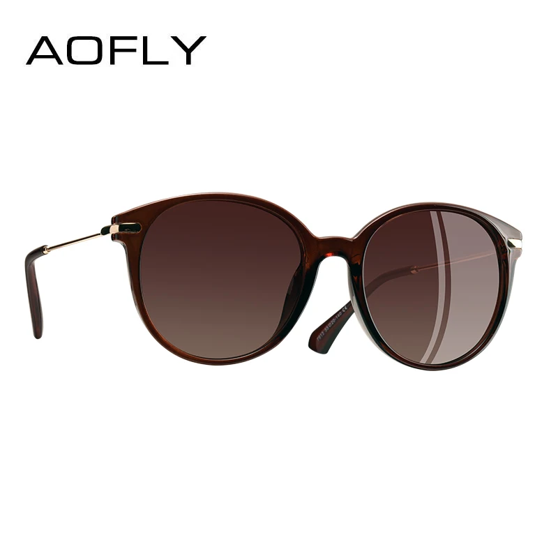 AOFLY Fashion Lady Sun glasses New Polarized Women Sunglasses Vintage Alloy Frame Classic Brand Designer Shades Oculos AF7913