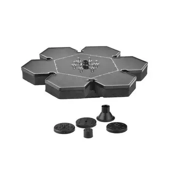 

Solar Fountain Flower Shape Floating Water Fountain Day&Night Waterfall Pond Work Decoration Pool Solar For Garden Fontein U2B3