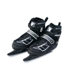 Зимние новые встроенные тепловые толстые Профессиональные коньки для хоккея с лезвием, обувь для катания на коньках, регулируемая обувь для женщин, взрослых, детей