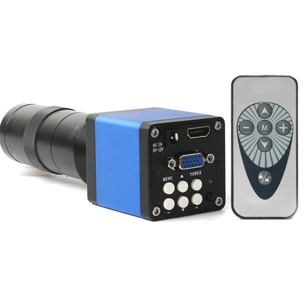 14MP HDMI/USB выход Удаленная промышленная камера 100x объектив видео микроскоп 720P