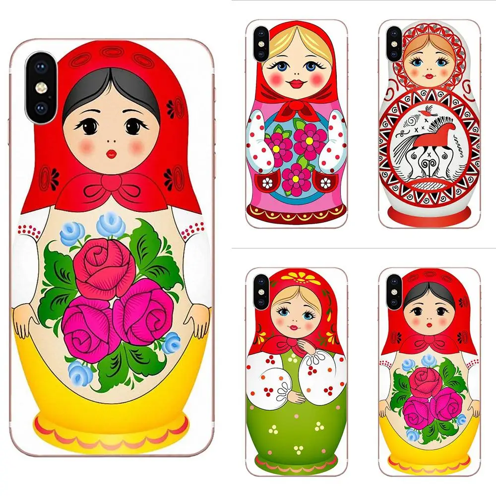 Цветная Русская Матрешка кукла мягкий ТПУ с принтом телефон для Xiaomi Mi A1 A2 A3 CC9 CC9E 9T