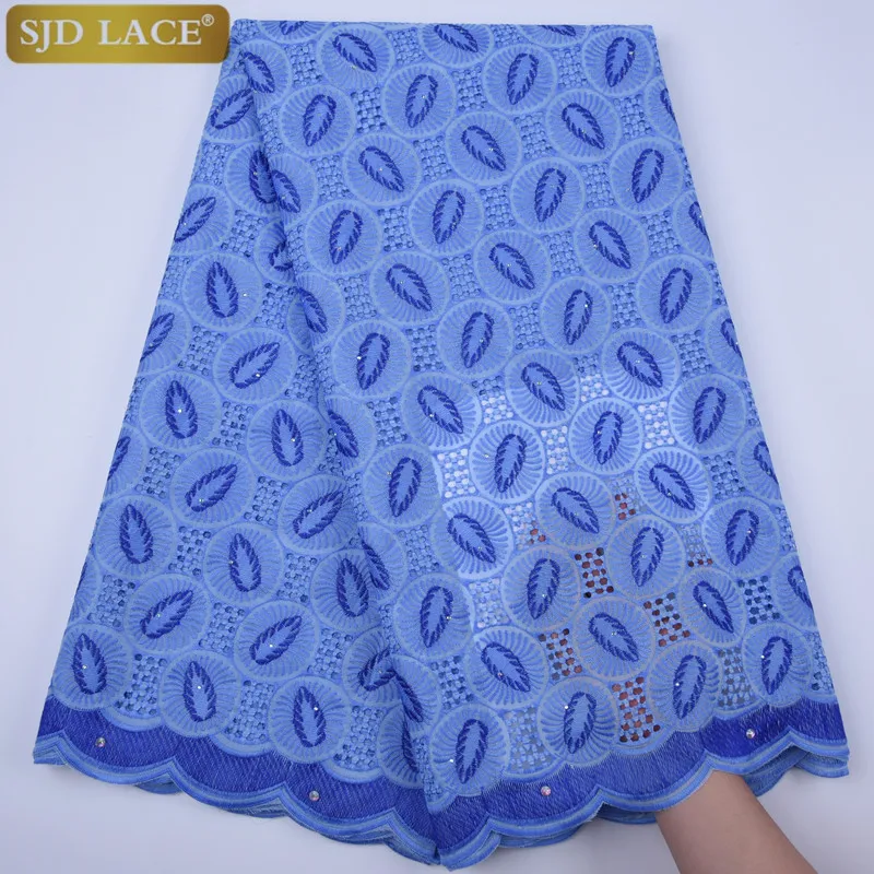 Swiss Voile Lace In Switzerland High Quality Eyelet African Dry Lace Fabric Embroiderey Yellow Cotton For Wedding Dress A1747 - Цвет: As picture