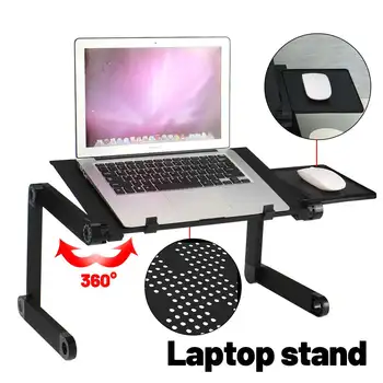 

Aluminum Laptop Stand For MacBook Stand Portable Desktop Holder For Notebook PC Computer Folding Desk Table Vented Holder Stand