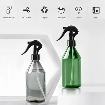 

5Pcs 300Ml Plastic Empty Spray Bottle Refillable Bottle Atomizer Bottle Hand Trigger Water Spray Bottle for Garden