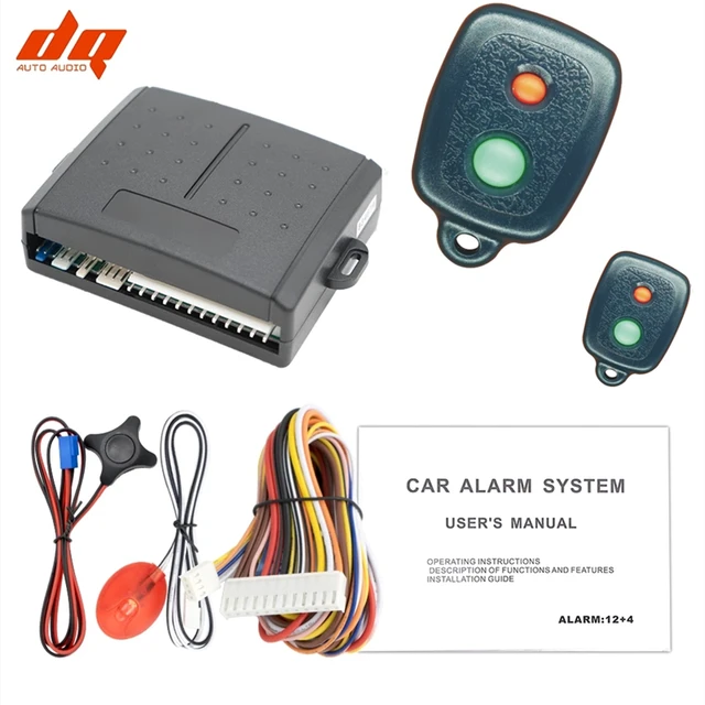 Car Anti-theft Alarm System Universal 12-pin Header Socket Host Wiring  Harness Remote Kit 12V Modified Remote Control Accessorie - AliExpress