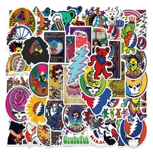 

10/30/50PCS Rock Band Decorative Graffiti Stickers Kids Luggage Suitcase Classic Toys Laptop Waterproof Stickers Wholesale