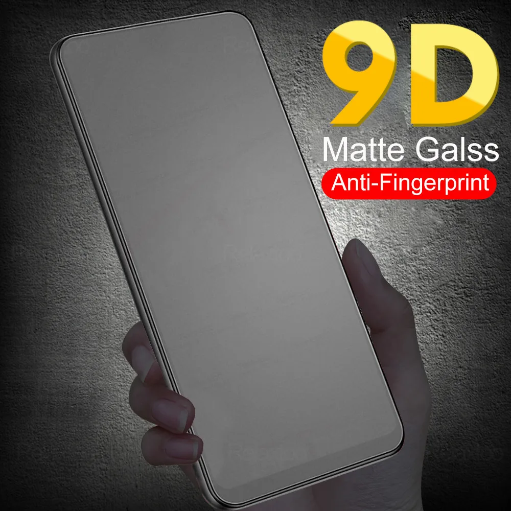 Стекло защитное матовое 9D для Xiaomi Poco X3 NFC F3 M3 Xiomi Mi 11i 10 T Pro 9T 9 Lite | Мобильные телефоны