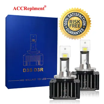 

D3S D3R LED Headlight Bulbs Conversion Kit LED CSP Chips 6000K White For Fog Lamp High&Low Beam Light Bulbs Replacement