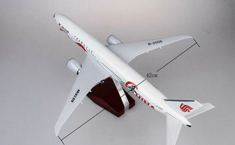 1/157 Китай Boeing B777 модель самолета 47 см самолет 47 см обновленная версия с каютами