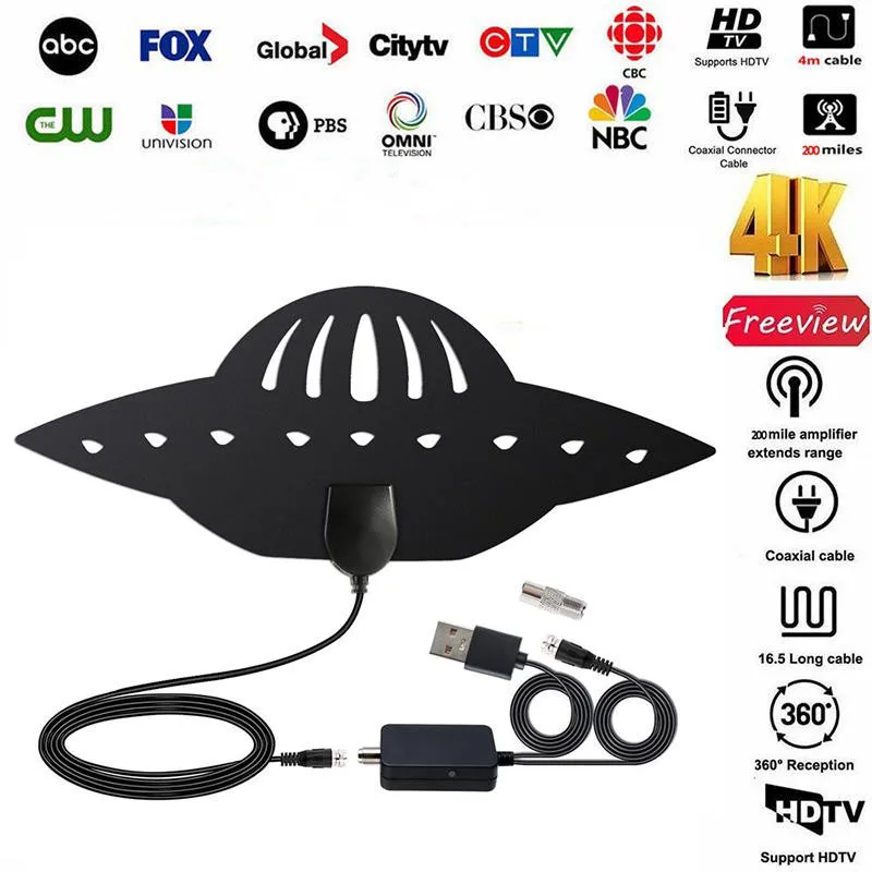 

Indoor Digital HDTV Antenna Signal Receiver Amplifier Radius Surf Fox Antena Freeview Aerial Mini DVB-T2 isdb-tb satellite dish