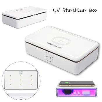 

Smart LED UV Sterilizer Box Nails Accessoires Comestics Personal Care Tools UV Rechargeable Disinfection Box Cleaning Device