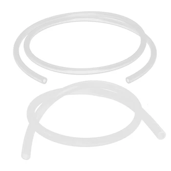 

2Pcs Silicone Food Grade Pipe Beer Water Air Hose Pipe 1 Meter - 4Mm x 8Mm & 10Mm x 14Mm