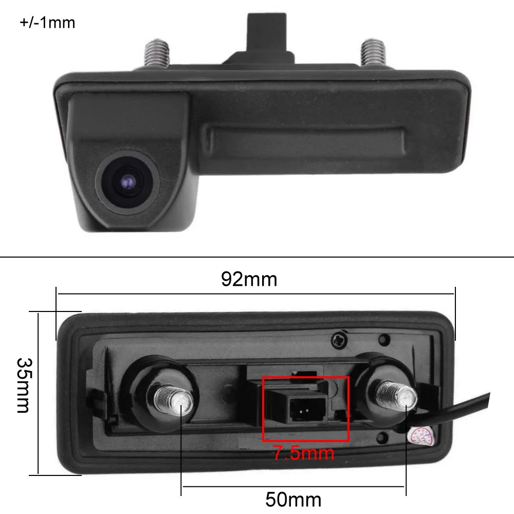 Для Skoda Roomster Fabia Yeti Superb Octavia Trunk Handle Автомобильная камера заднего вида парковочная камера ночного видения HD