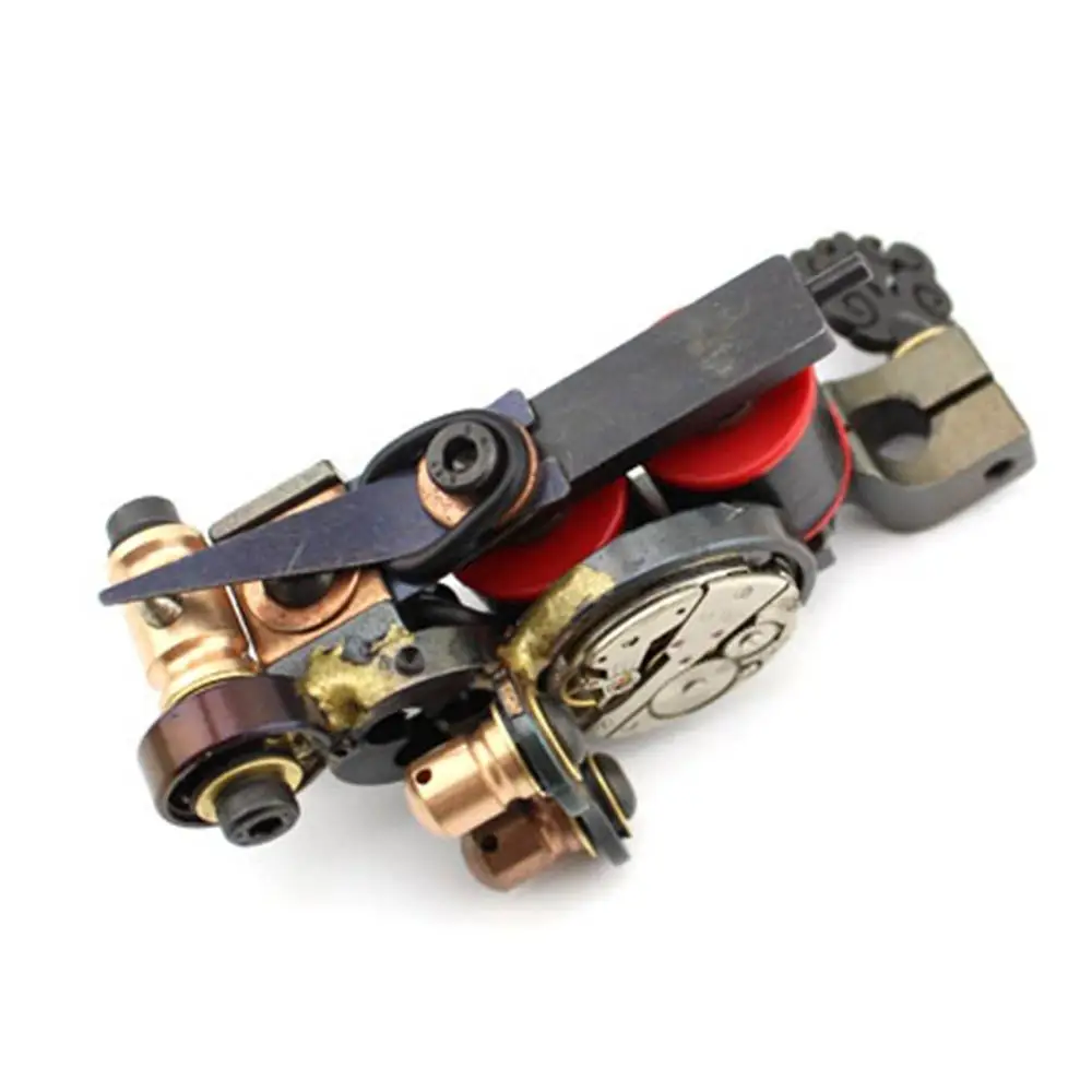 Professional  1PCS Coil Tattoo Machine Iron 10 Wrap Coil Tattoo Machine Gun Kit Tattoo Power Supplies Free Shipping