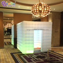 Портативный 2,1x2,1x2,1 м надувной фотостенд со светодиодный светильник/надувной куб палатка/белый надувной фотостенд палатка игрушки