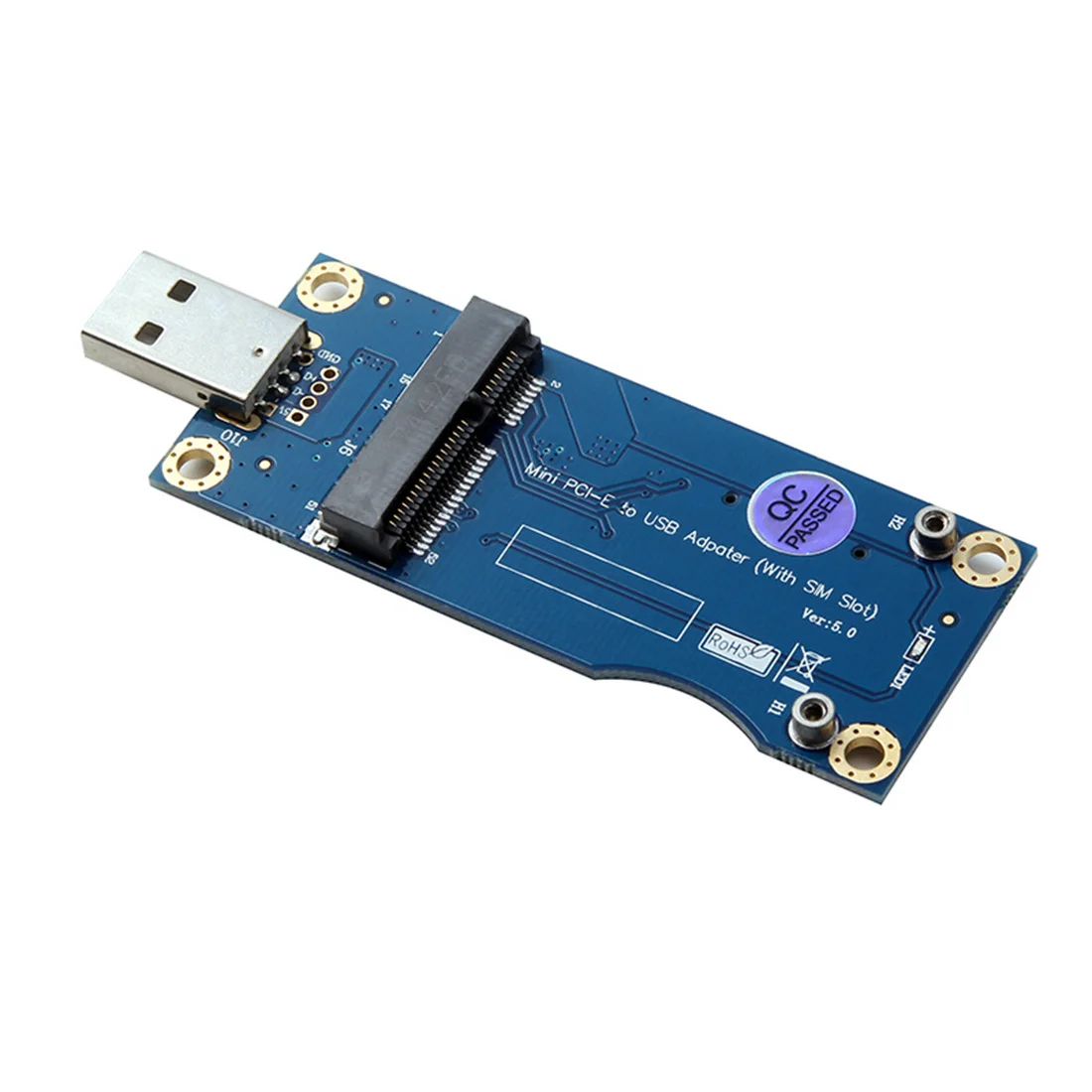 XT-XINTE Mini PCI-E беспроводной WWAN к USB 2,0 адаптер карта с sim-картой слот для WWAN/LTE модуль 3g/4G для HUAWEI EM730