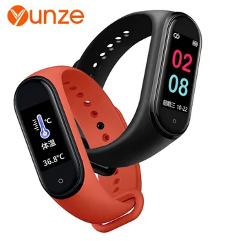 

YUNZE new MT10 temperature measurement smart Bracelet sleep monitoring multi motion smart watch step information reminder
