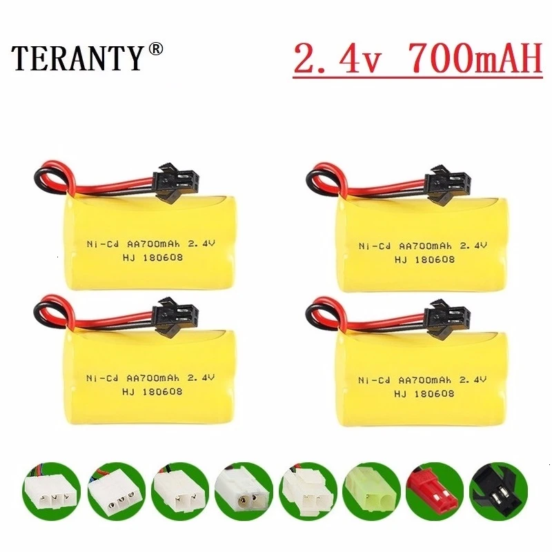 Модель M) 2,4 v 700mah NiCD аккумулятор для радиоуправляемых игрушек, автомобилей танков, поездов, роботов, лодок, ружья Ni-CD AA 700mah 2,4 v перезаряжаемая батарея