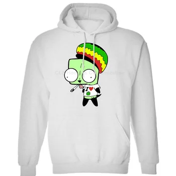 

Invader Zim Smoking Weed Rasta Art Mens Unisex (Womens) Winter Hoodies Sweatshirts Free Shipping