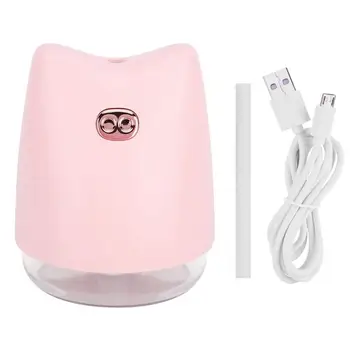 

Fogger Mini Cartoon Desktop Timing Humidifier Car Office Air Purifier Atomizer with LED Lights Humidificadores Difusores