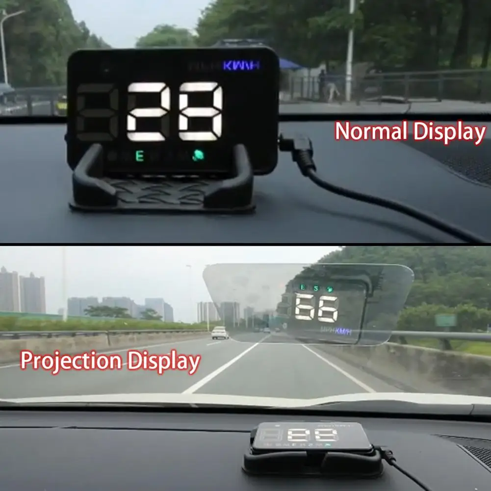 3.5 inch Car HUD Head Up Display Auto HUD GPS Speedometer Digital Over Speed Alert Windshield Projetor Auto Navigation